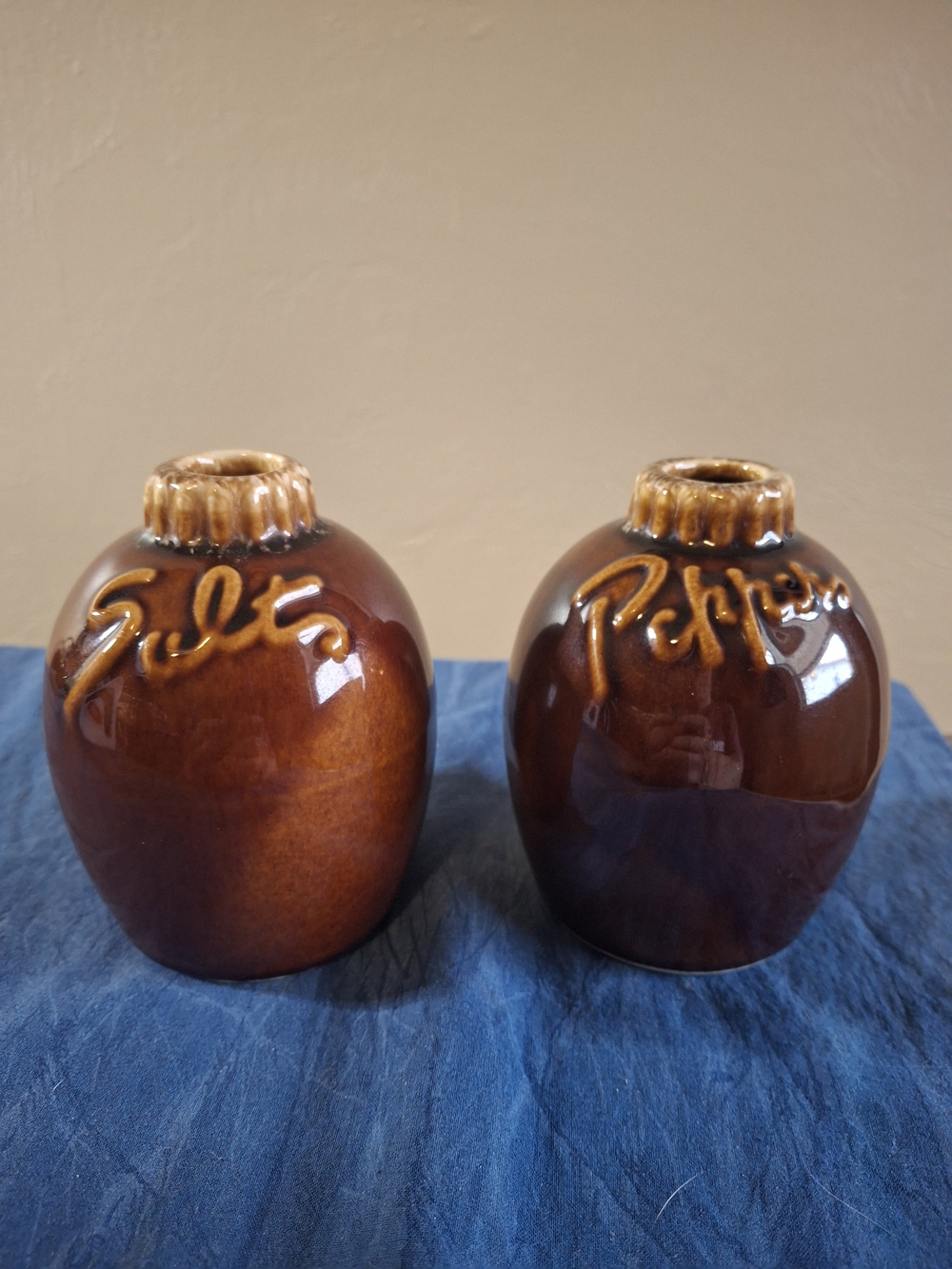 Vintage Hull Pottery Salt & Pepper Shakers